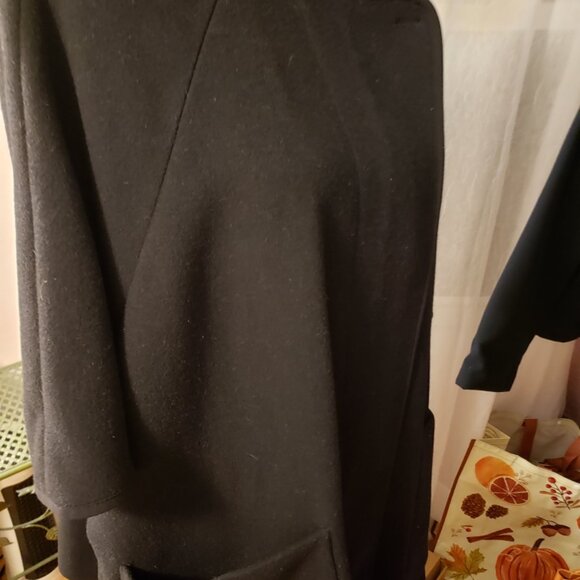 Loft Medium Black Wool Coat - Picture 2 of 3